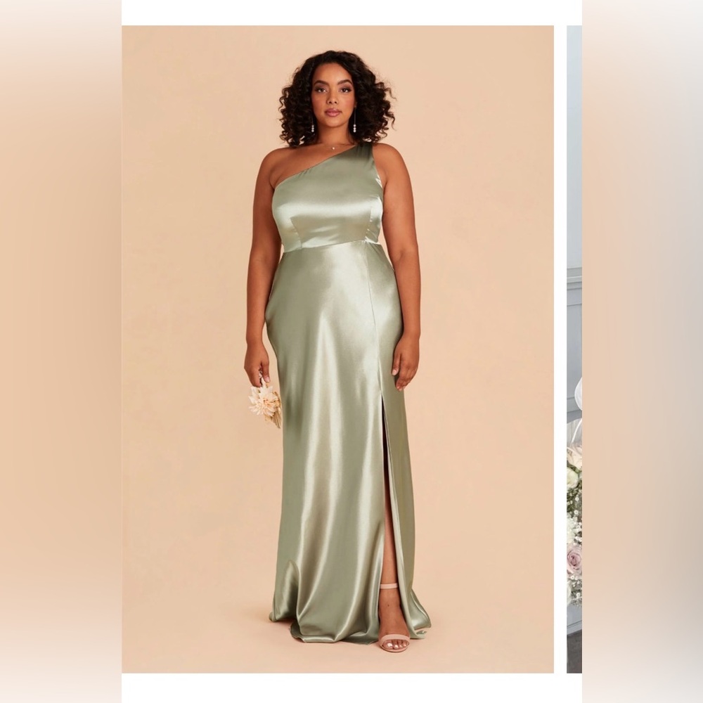 Birdy Grey Sage Satin Dress